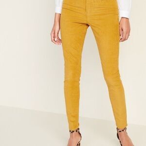 Old Navy Yellow Skinny Jeans